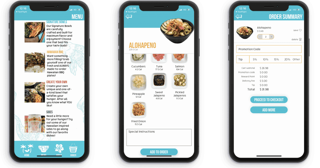 Pokii Eatery - food ordering