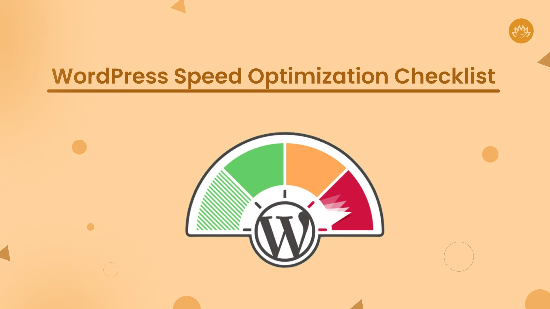 wordpress speed optimization checklist