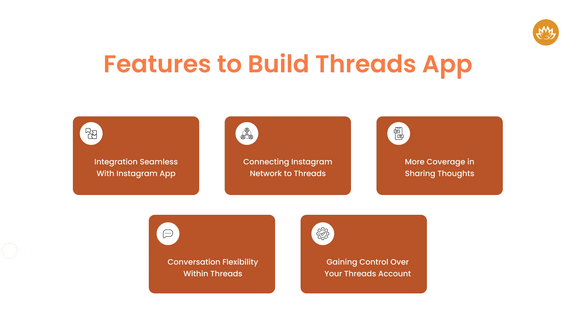 Features To Build Threads App