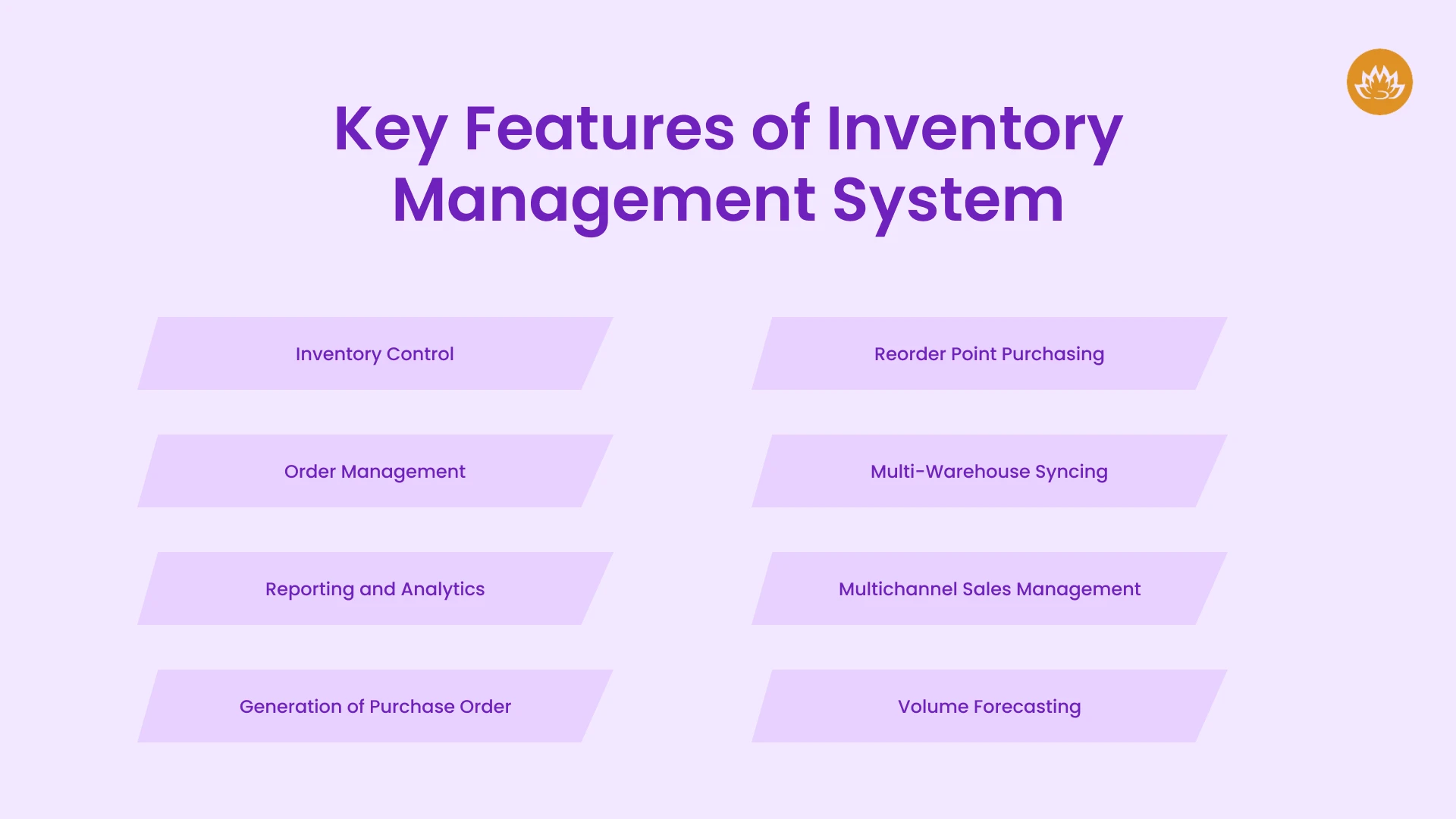 Key Features of Inventory Management System