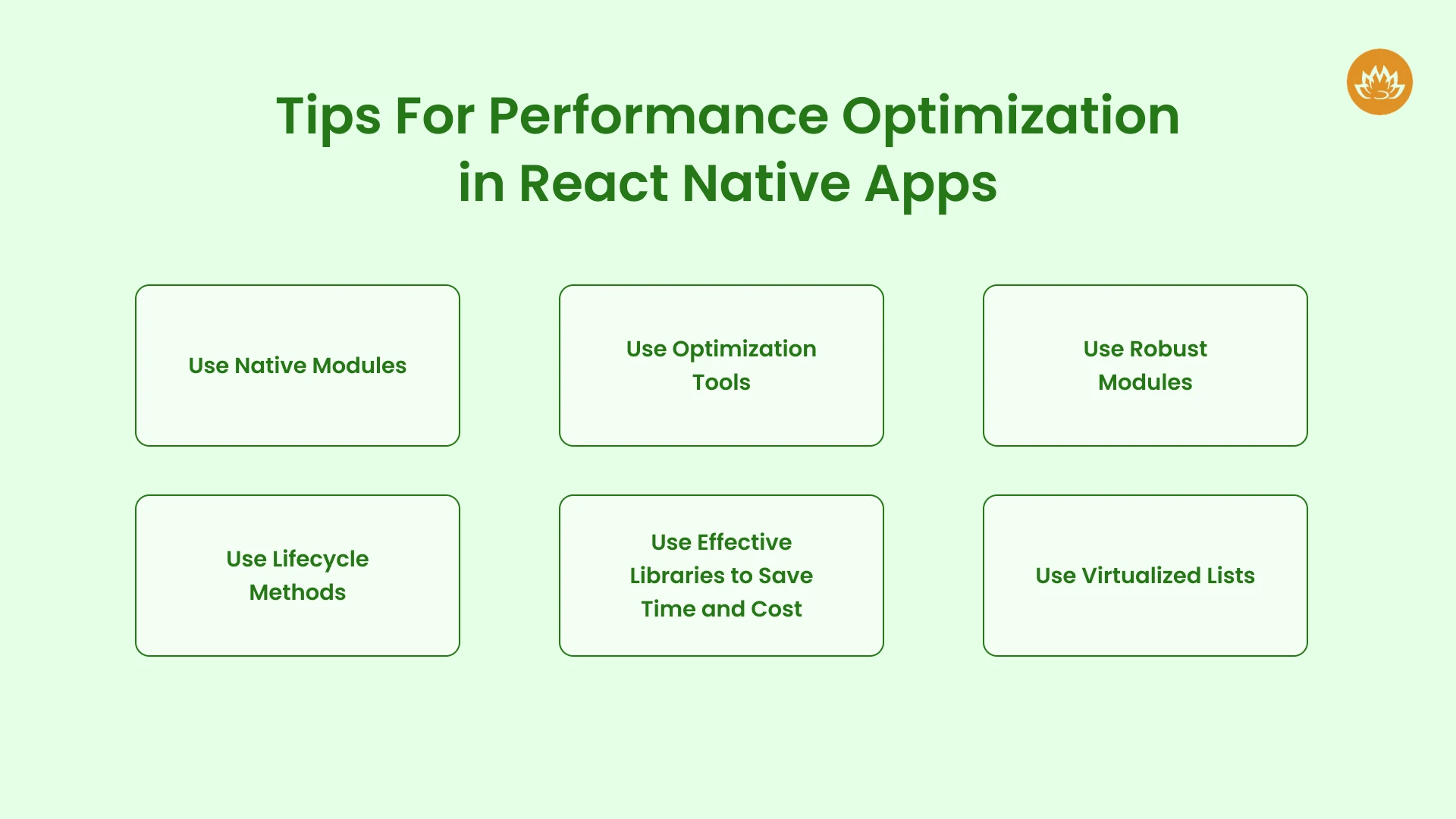 Tips For Performance Optimization in React Native Apps